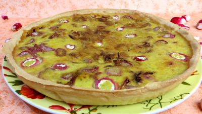 Image : recette Tarte aux fromages frais et radis