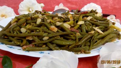 Amande effilée : Haricots verts aux amandes