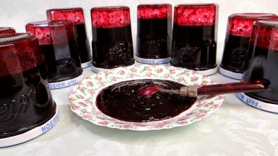 Recettes sans sel : Confiture de cassis et rhubarbe