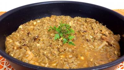 plat complet : sauteuse de risotto à l'oseille