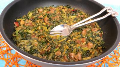 Image : recette Bettes aux anchois et rognons