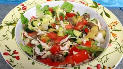 Recettes sans oeufs : Saladier de tomates en salade