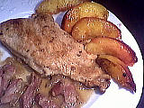 escalope de dinde aux nectarines