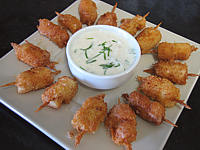 Brochettes de saint Jacques
