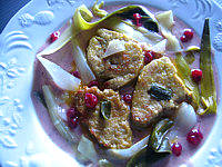 foie gras sauce aux airelles et au vermouth