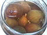 cardamome : Bocal de figues en condiments