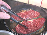 Contrefilets sauce moutarde et champignons - 7.4