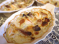 cassolette : Cassolette d'espadon aux poireaux