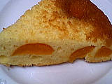 Abricot : Part de gâteau aux abricots