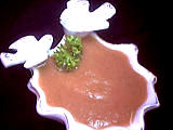 betterave rouge : Ramequin de coulis de betterave