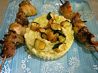 brochettes de foie de veau aromatiques