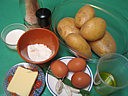 Ingrédients pour la recette : Galettes de pommes de terre