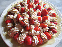 Image : recette Fraises à la liqueur de sureau
