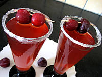 cocktail au bourbon et aux cerises