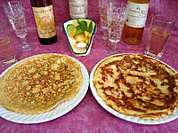 camembert : Crêpes au camembert et au jambon
