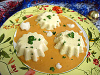 Cuisine diététique : Flans de chou-fleur et sa sauce crémée