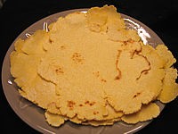 Image : recette Galette de polenta