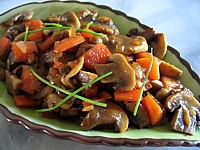 Image : recette Champignons au muscat