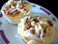 panier vapeur chinois : Flans chinois de crevettes à la vapeur