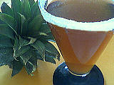 cocktail ananas-crème de cassis