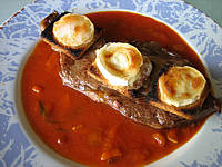 fromage de chevre : Assiette de contre-filets au fromage de chèvre