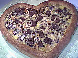 fruit sec : Coeur de croustade au chocolat