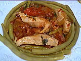 Image : Assiette d'émincé de dinde aux légumes