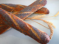 Image : recette Baguettes de pain en direct aux graines de pavot