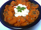 fromage blanc : Saladier de carottes au fromage blanc minceur
