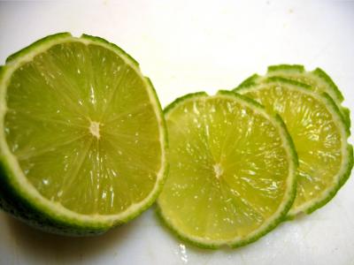 Photo : Rondelles de lime