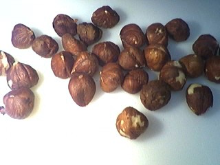 Photo : Noisettes entières