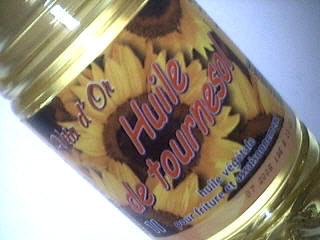 Huile de tournesol