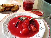 Confiture de prunes et de pommes