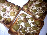 Image : recette Tartines au chèvre