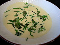 sauce citron et ciboulette