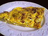 Image : recette Omelette aux pommes de terre et échalotes