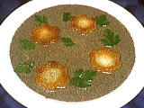 Recette Assiette de velouté de champignons