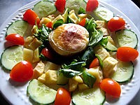 Image : recette Salade au rocamadour