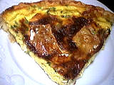 Fromages : Part de tarte au camembert