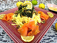 tagliatelles au citron et saumon fumé