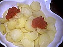 Salade tiède de gambas à la cancoillotte - 8.1