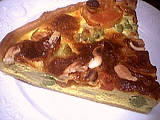 Cuisine diététique : Part de tarte au chou romanesco