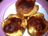 fruits farcis : Assiette de pommes farcies aux noisettes