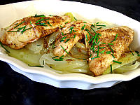 Poissons : Cassolette de rougets aux fenouils