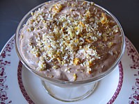 Image : recette Mousse au chocolat aux noix de coco