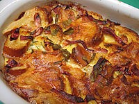 Image : recette Pain perdu au jambon et reblochon