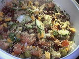 Image : recette Salade au quinoa et aux fromages