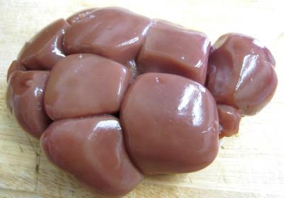 Photo : Un rognon de veau complet