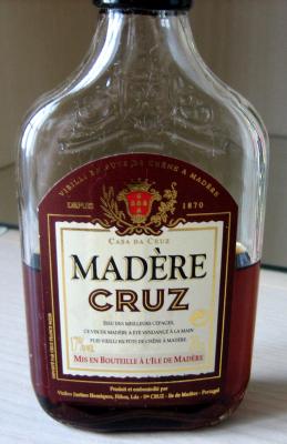 Photo : Bouteille de madère