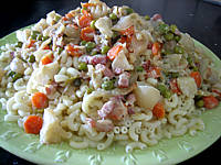 Image : Topinambours et coquillettes